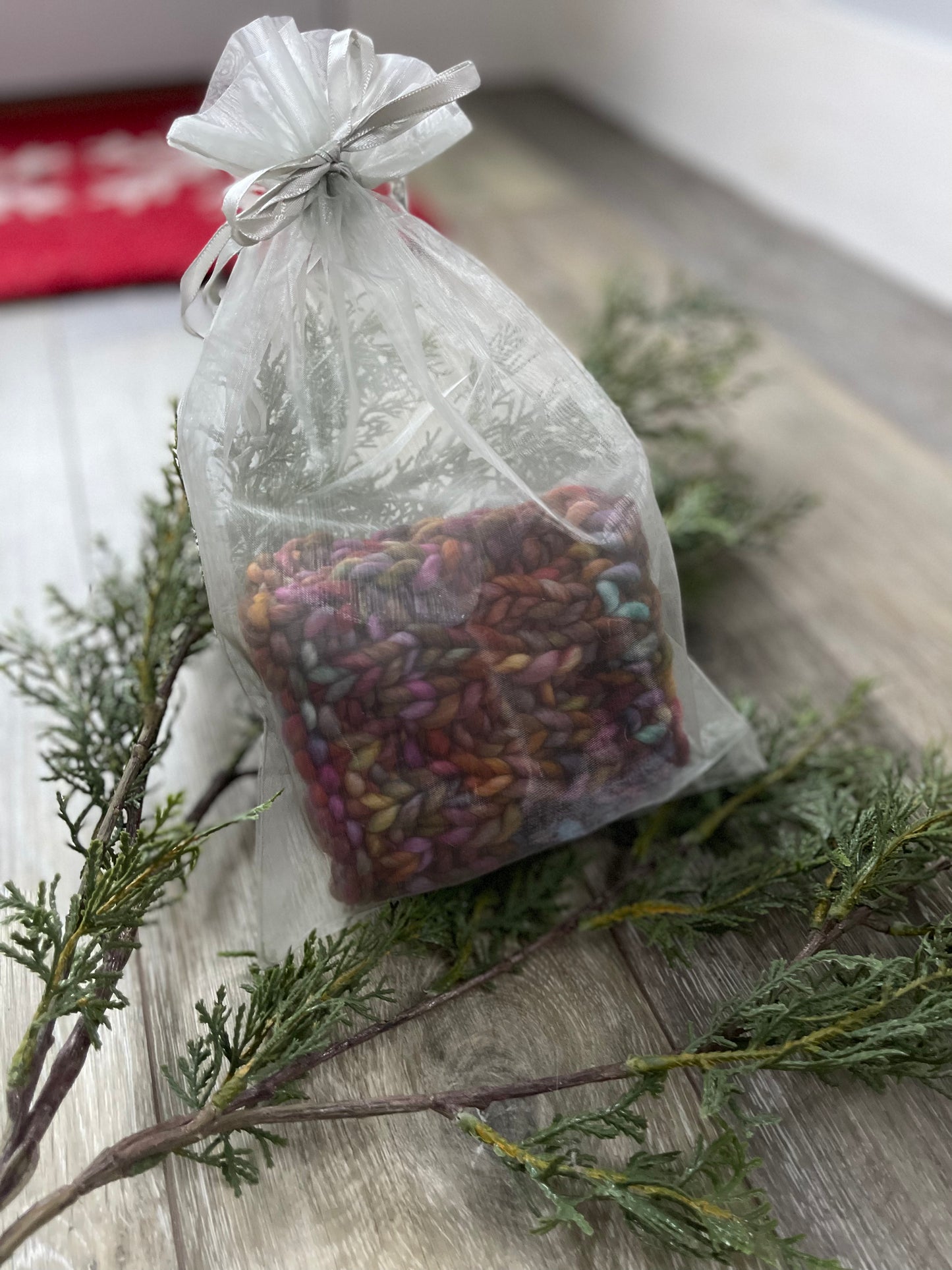 Winter Headband, Hand Knit, Pinks, Purples, Blue Multi-Colored Twist