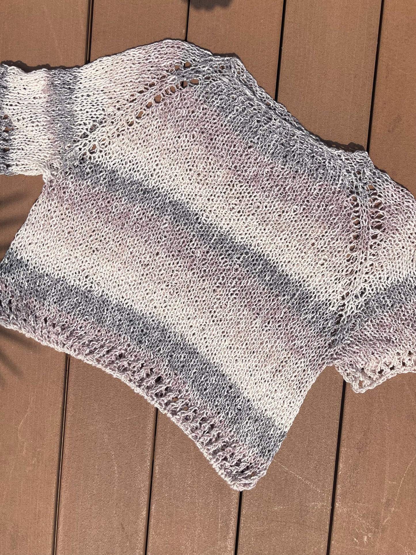 Hand Knit Cotton Sweater