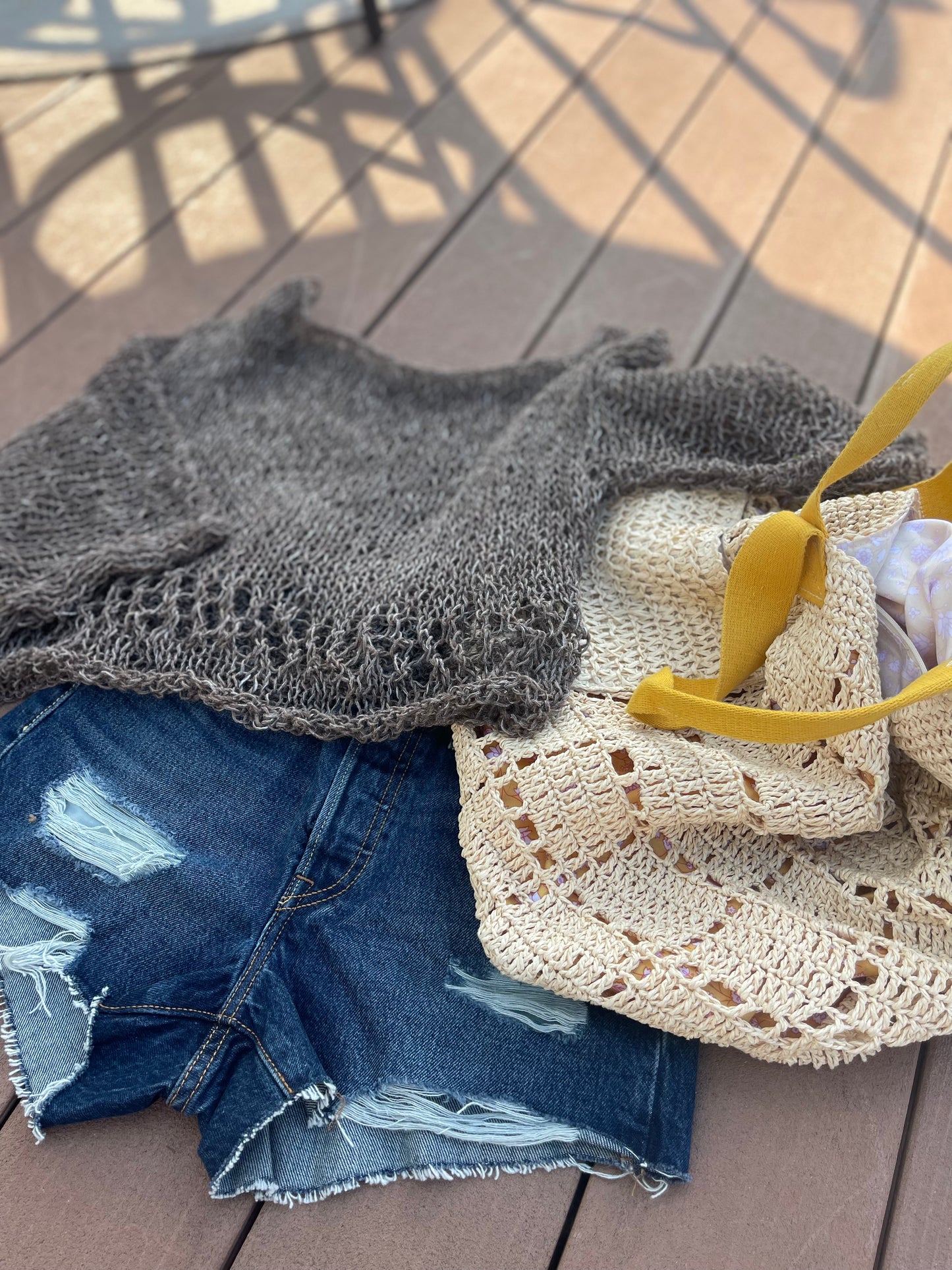 Linen Cropped Summer Shirt