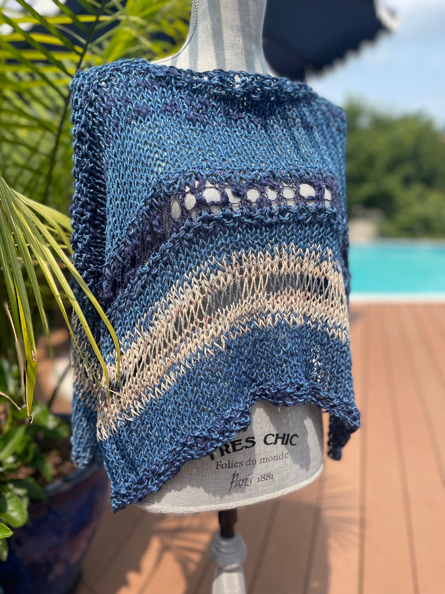 Hand Knit Poncho