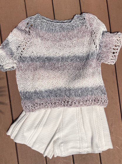 Hand Knit Cotton Sweater