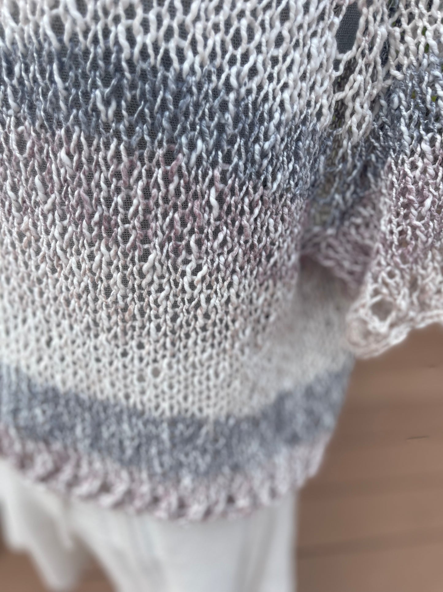 Hand Knit Cotton Sweater