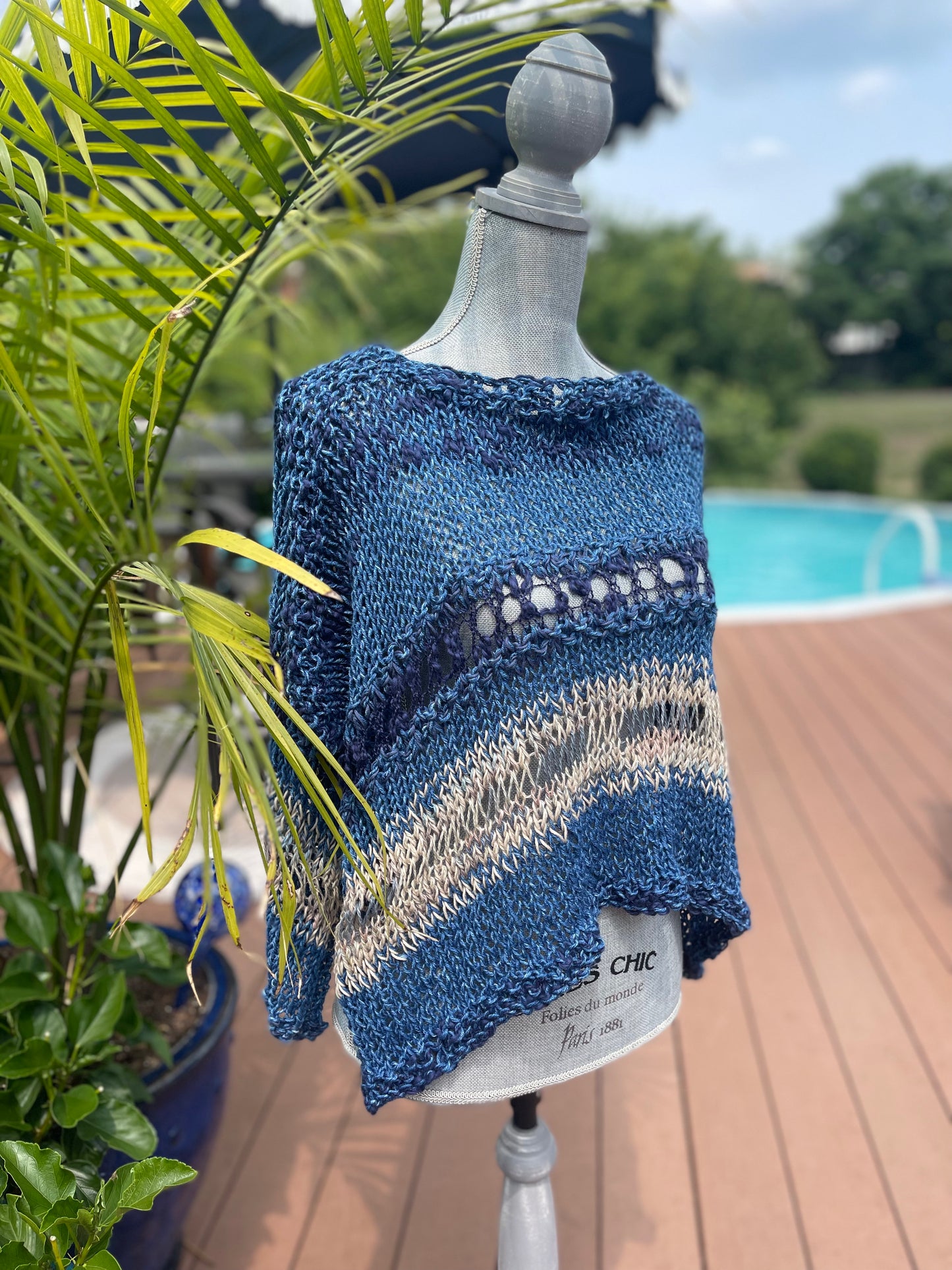 Hand Knit Poncho