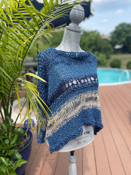 Hand Knit Poncho
