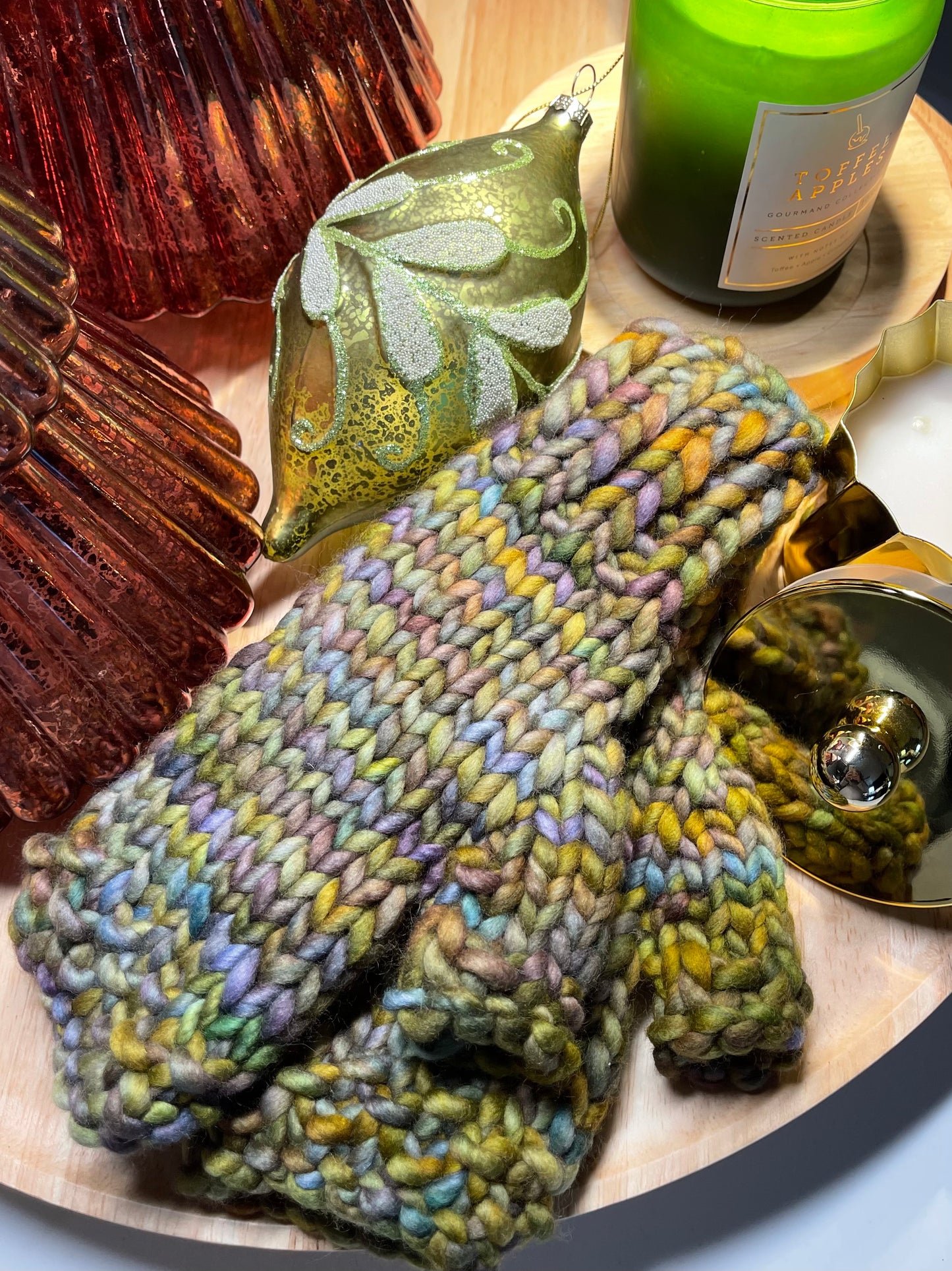 Fingerless Gloves, Hand Knit