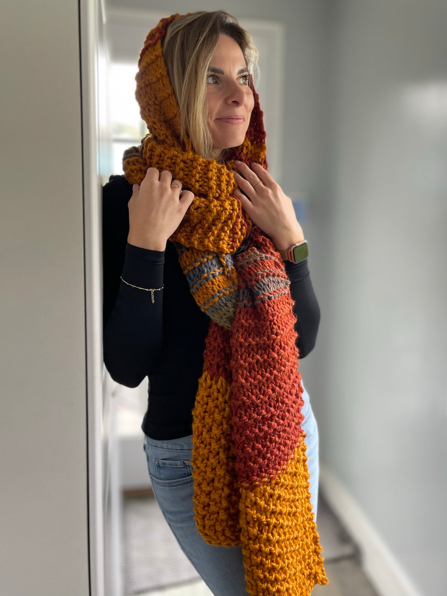 Oversized Extra Long Chunky Scarf