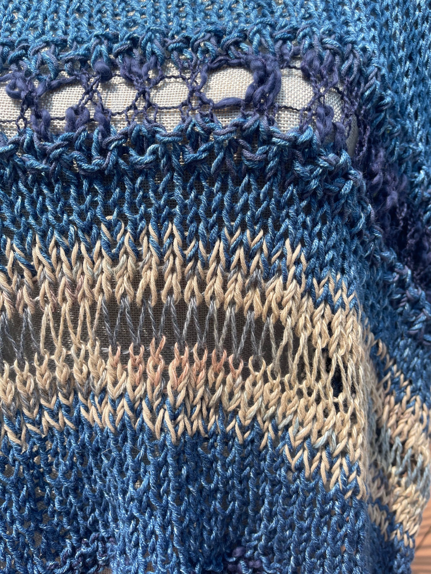 Hand Knit Poncho