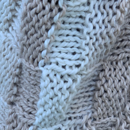 Womens Winter Scarf knit in Baby Alpaca