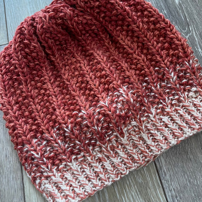 Womens Hand Knit Slouchy Hat