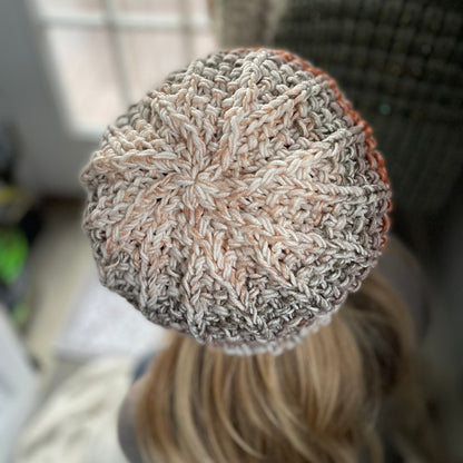 Womens Hand Knit Slouchy Hat